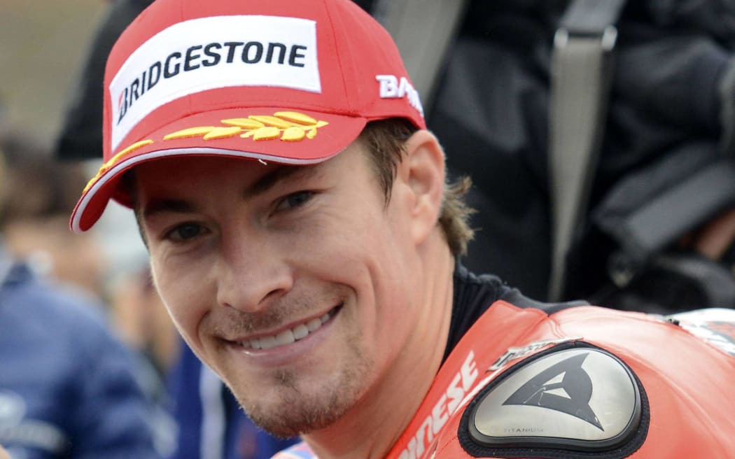 American motorcyclist Nicky Hayden.