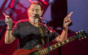 Chris Rea performs on stage at the opening of his tour "Road Songs for Lovers" in Erfurt, Germany, in 2017.