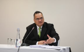 Dr Rawiri Waretini-Karena at the hearing of the Royal Commission Abuse in Care inquiry.