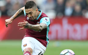 Manuel Lanzini of West Ham.