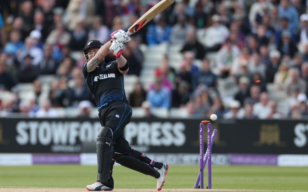 Brendon McCullum bowled against England 2015.