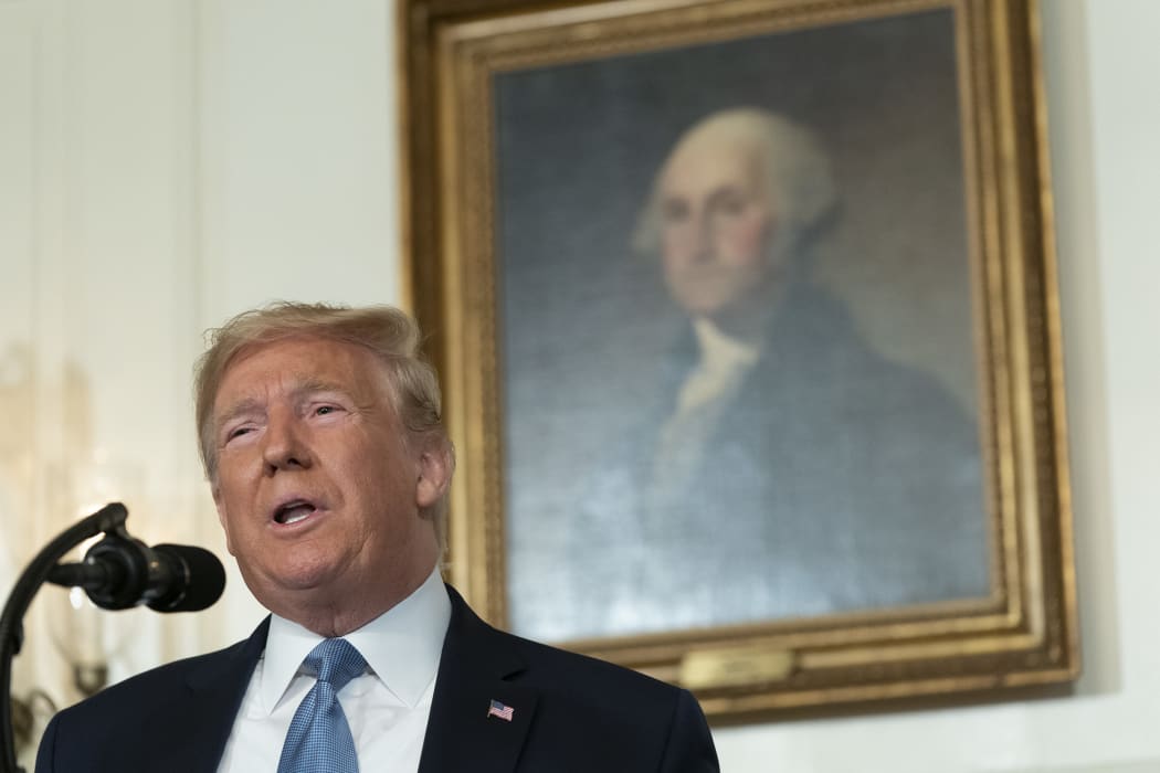 Donald Trump says the United States must condemn racism and white supremacy.