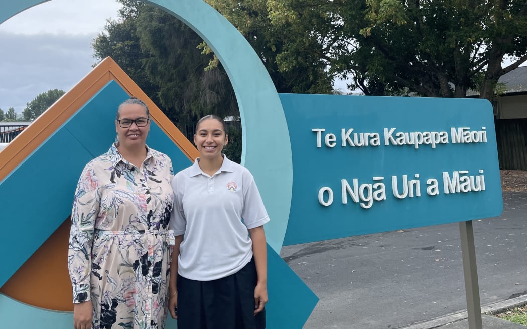 Te Kura Kaupapa Māori o Ngā Uri o Māui is calling for urgent safety improvements outside its school, saying students, whānau and kaiako are being put at risk crossing a "hectic" and "unsafe" road every day.
