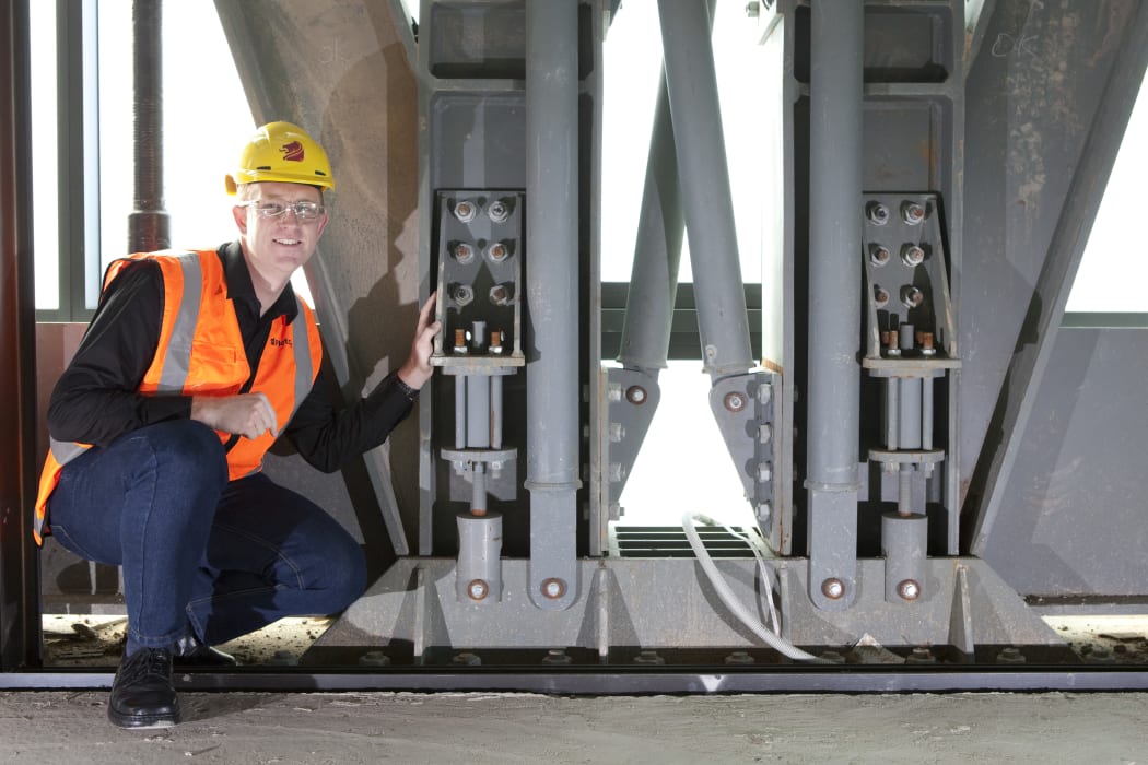 Geoff Rodgers devices to absorb and dissipate earthquake energy..