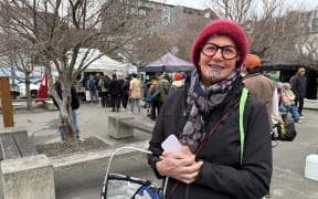 Brenda Simonsen with her tray of Shevington Farm eggs. She says she plans her weekly meals to make the most of the food she buys.
