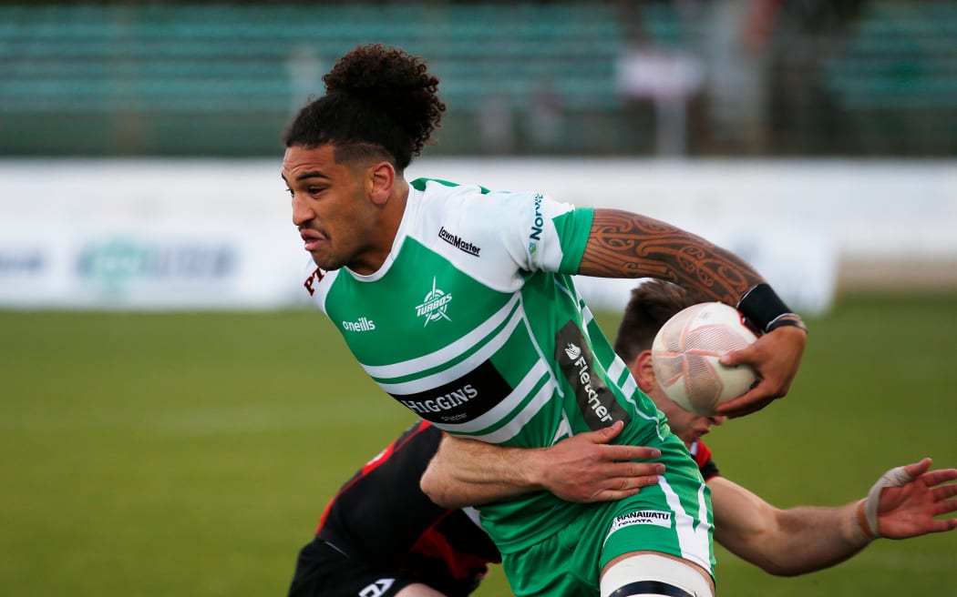TK Howden in action for Manawatu against Canterbury in 2020.