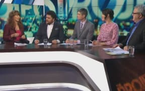 Government minister Gerry Brownlee guests on TV3's The Project to discuss who won the TV3 leaders' debate.