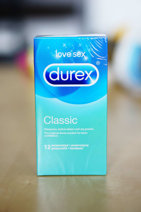 Packet of condoms, Durex