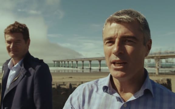 Johnny McFarlane, Development Christchurch programme director, and Rob Hall, Development Christchurch CEO.