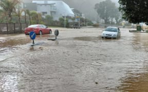 Browns Drive at Waihī Beach on May 29. Photo: Susan Lean. [via LDR Single use only]
