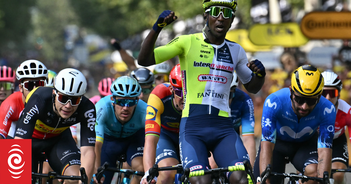 Girmay becomes first Black African to win a Tour de France stage | RNZ News