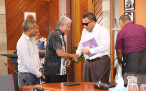 Chairman of NGO's, government officials and stakeholders meeting to discuss inclusive education in the Pacific.