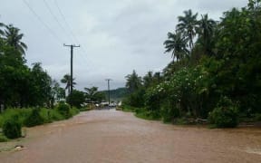 Heavy rain in Samoa has caused flooding