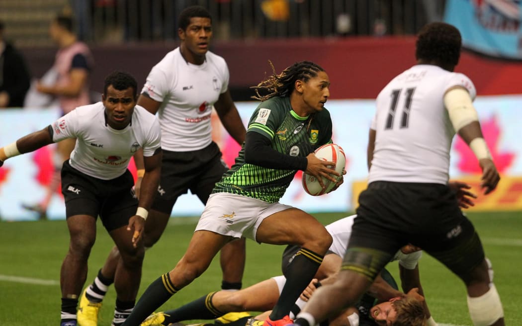 Fiji were beaten by South Africa in the Cup semi finals in Vancouver.