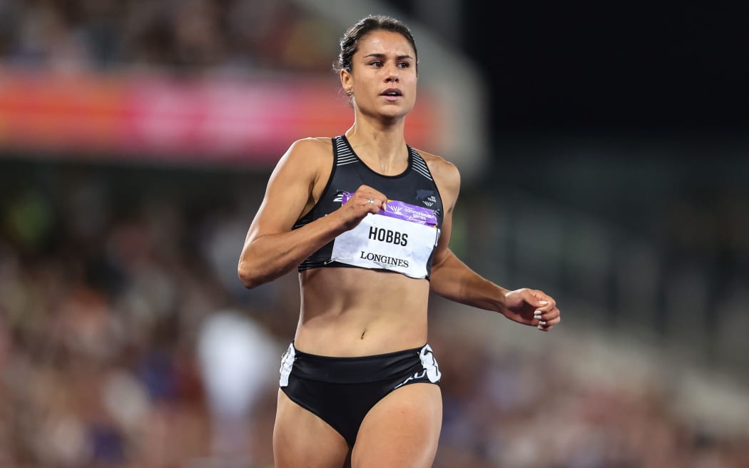 Zoe Hobbs of New Zealand at the 2022 Birmingham Commonwealth Games