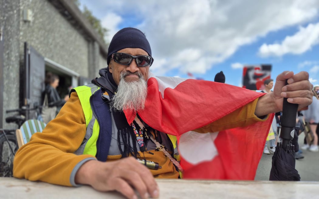 Hepara Isaac on Wellington's waterfront.