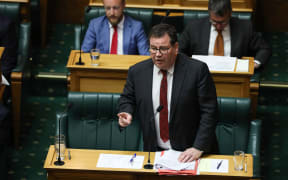 Minister of Finance Grant Robertson answers questions during the first Question Time of the 53rd Parliament