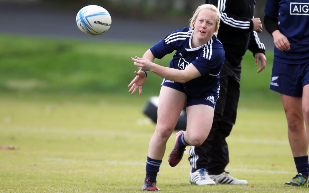 Black Ferns half-back Kendra Cocksedge.
