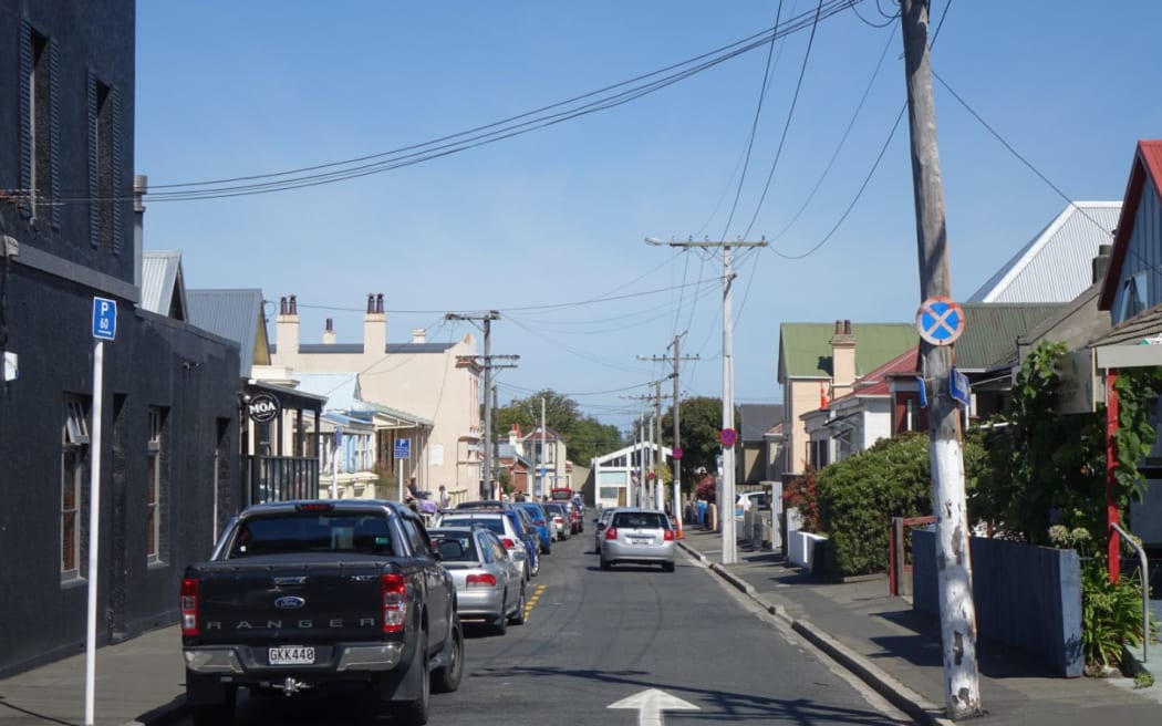 Hyde Street in Dunedin