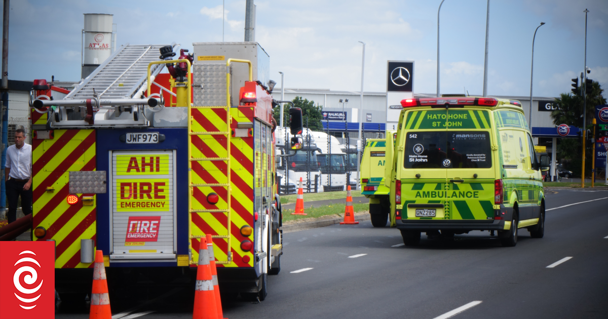 Roads close as fire tears through industrial site
