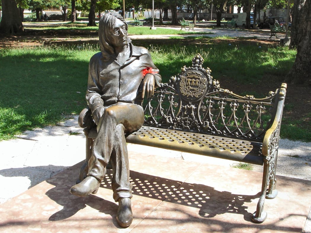 John Lennon statue in Cuba