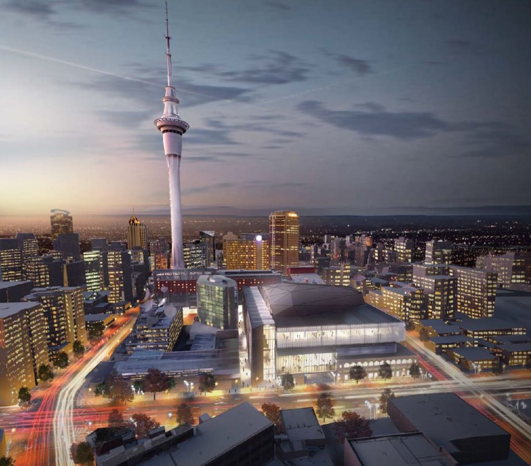 An artist's impression of the convention centre.
