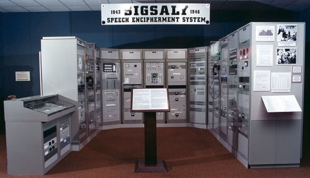 The SIGSALY exhibit at the National Cryptologic Museum, Maryland USA.