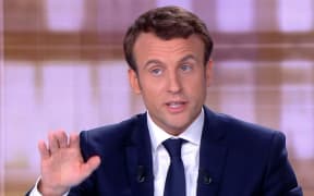 French presidential candidate Emmanuel Macron.