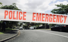 Police at Danube Lane, Glen Eden after reports of shots fired.