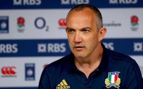 Italy rugby coach Conor O'Shea.