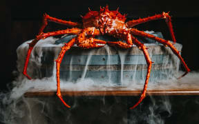 New Zealand King Crab, as served at Amisfield Restaurant.