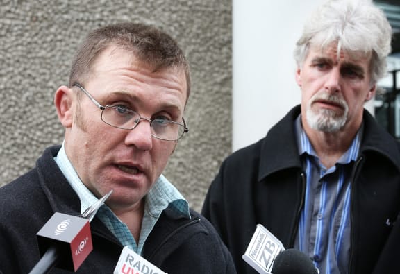 Topec director Steve Ralph, left, and chairperson David Grigg.