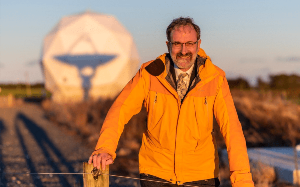 Robin McNeill at Awarua Ground Station
