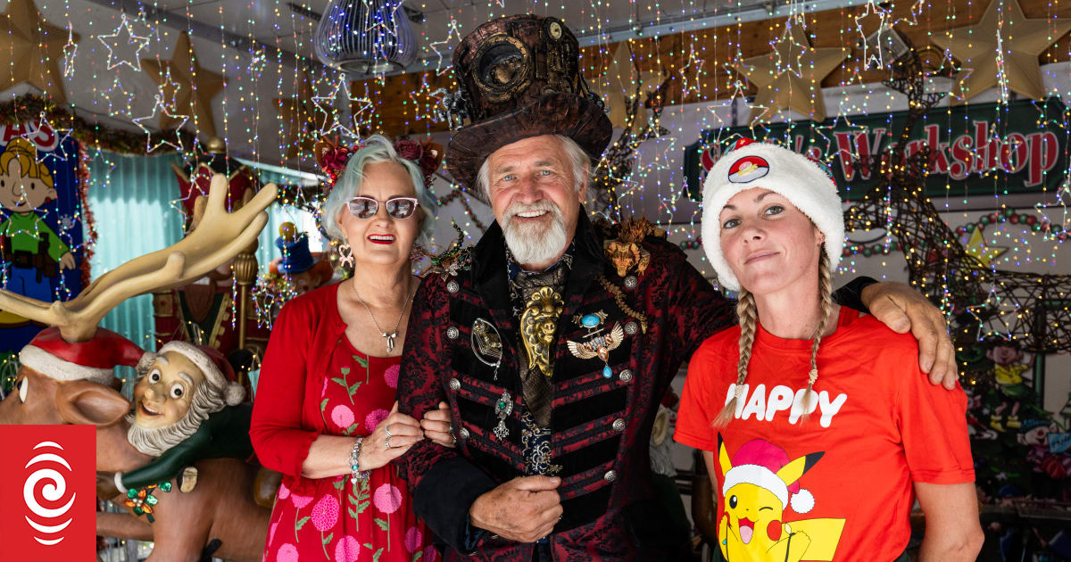 An acre full of colourful Christmas lights, extravagant animations - RNZ