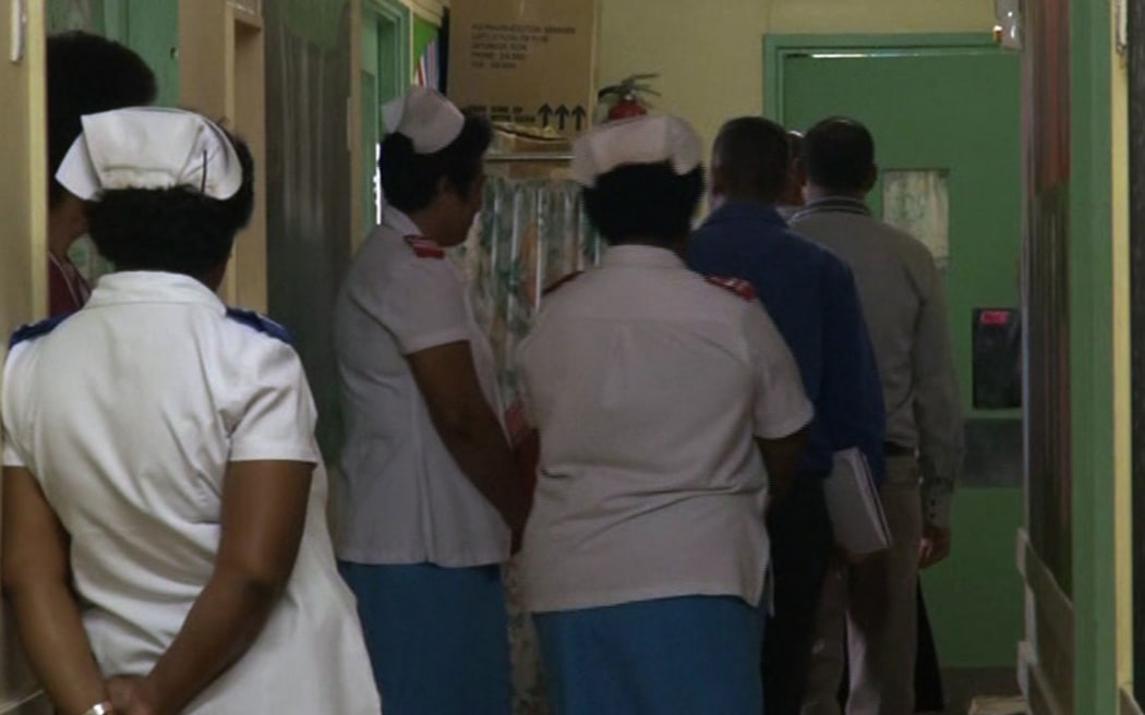 Fiji midwives working with their colleagues in Samoa during the devastating measles epidemic.
