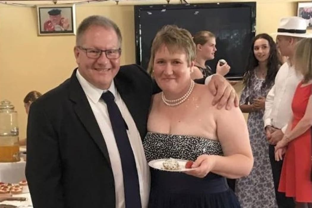 Gavin and Lisa Dallow on their wedding day in 2017.