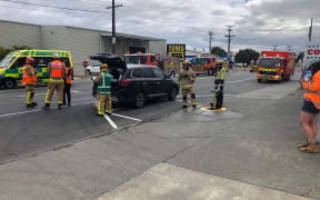 Fire and Emergency are responding to a hydochloric acid spill on Thames Street, Napier.
