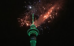 SkyTower fireworks in Auckland
