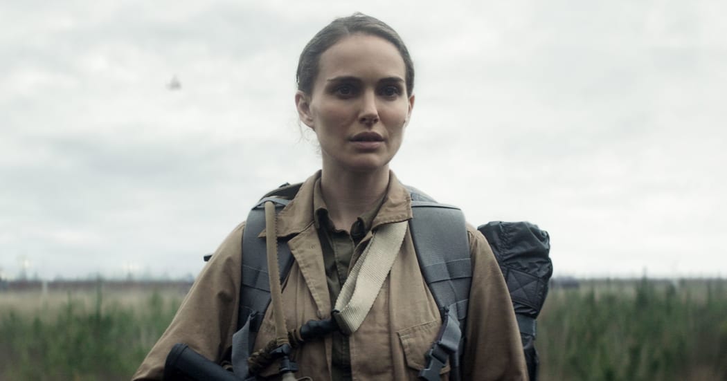 Natalie Portman goes on safari behind an alien shimmer in Alex Garland’s Annihilation.