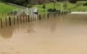 Flooding near Kerikeri.