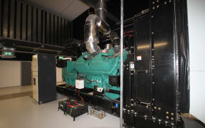 One of Taranaki Base Hospital's new generators.