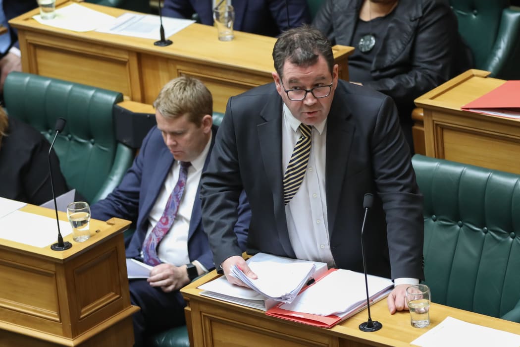 Labour MP Grant Robertson in the House