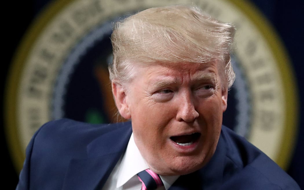 US President Donald Trump 