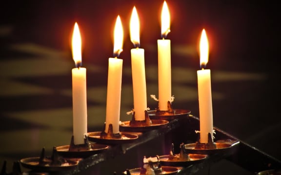 Votive candles, Church of St Magnus the Martyr, London