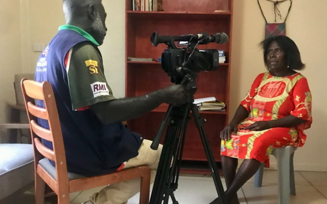 Helen Hakena, left, heads the Leitana Nehan Women’s Development Agency.