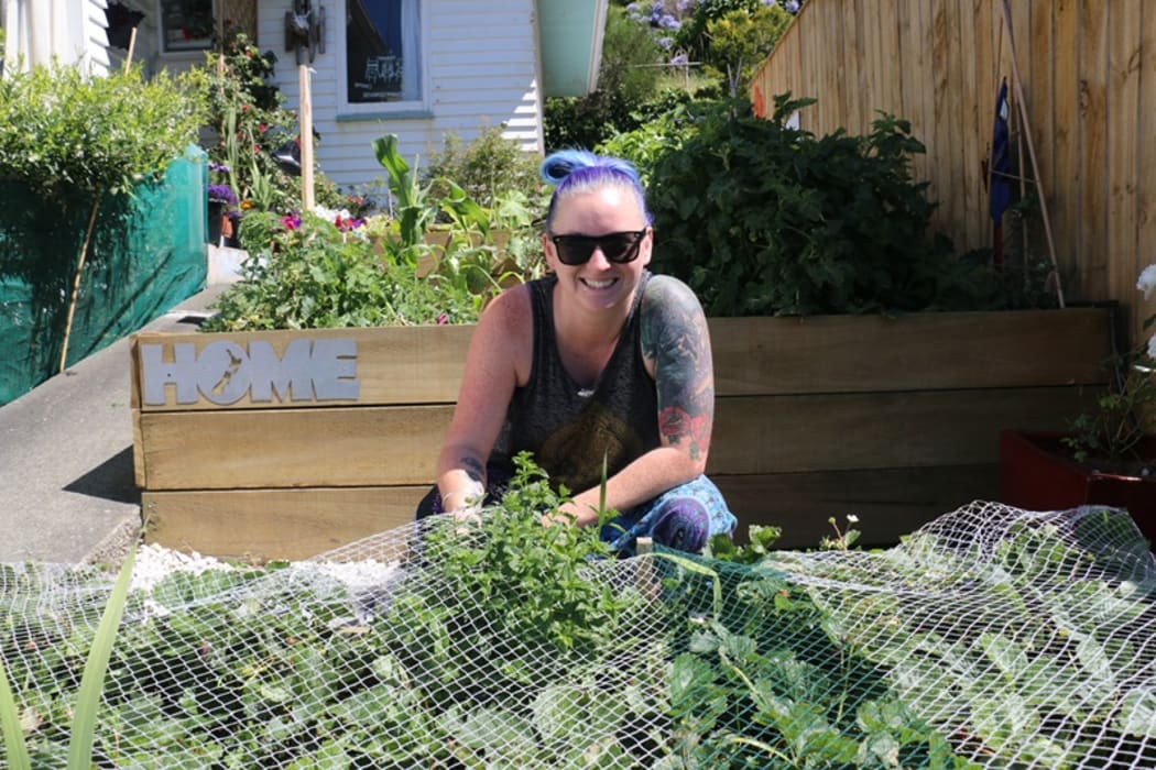 Ashleigh - a participant in the Wellington Council's Para Kai food waste trial