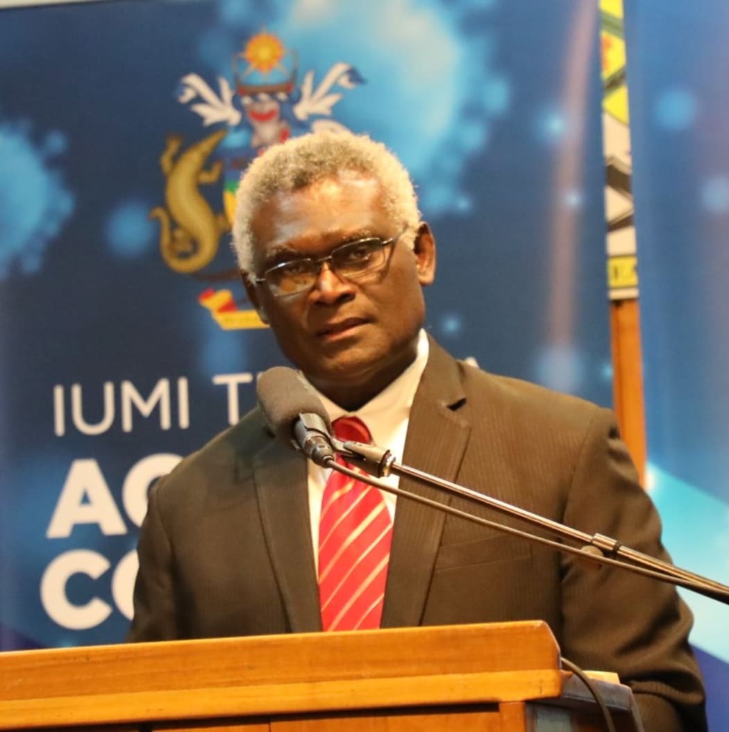 Solomon Islands prime minister Manasseh Sogavare.