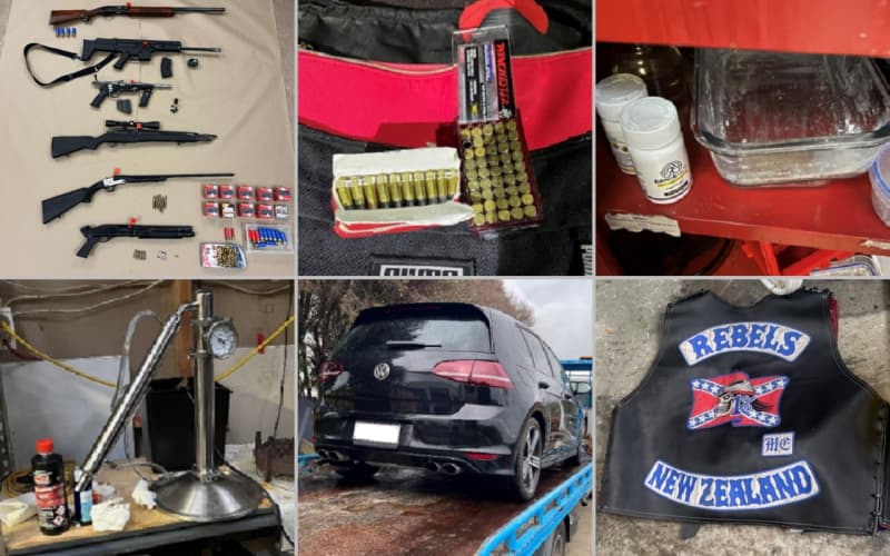 Five arrests, firearms and meth lab found in Auckland police operation ...