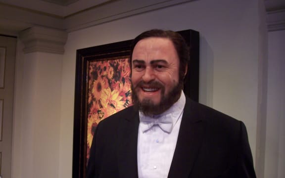Luciano Pavarotti in wax at Madame Tussaud Wax Museum, Amsterdam