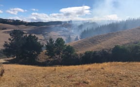 Crews have now slowed the momentum of the new fire that broke out near Nelson but are still working to contain it and stop it from spreading.